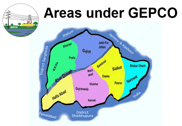 Areas under GEPCO